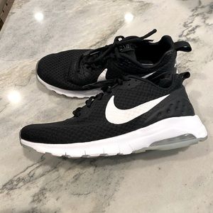 Nike black and white shoes